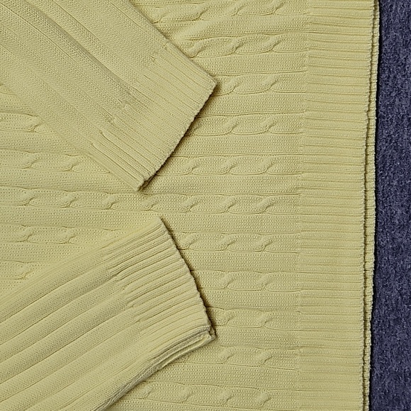 Faded Glory Cabled Sweater Women's Size L, Yellow - Picture 4 of 12